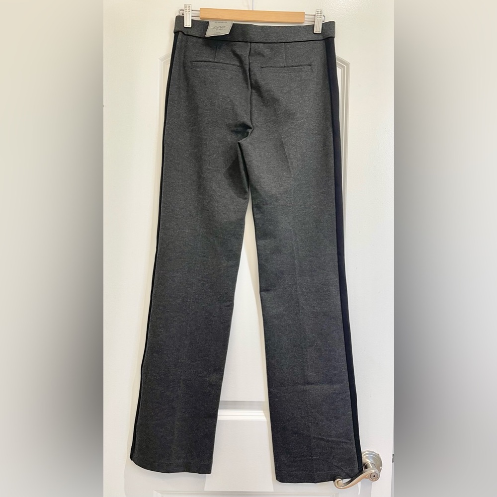 NWT | One by Chapter One | Dark gray w/ side stripes | Pull-on pants | Stretch - Picture 2 of 9